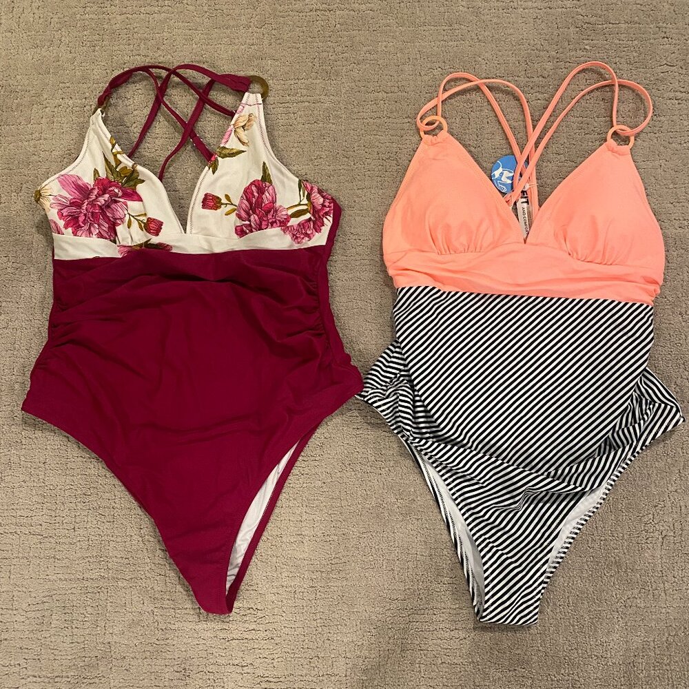 2 One piece swim suits
